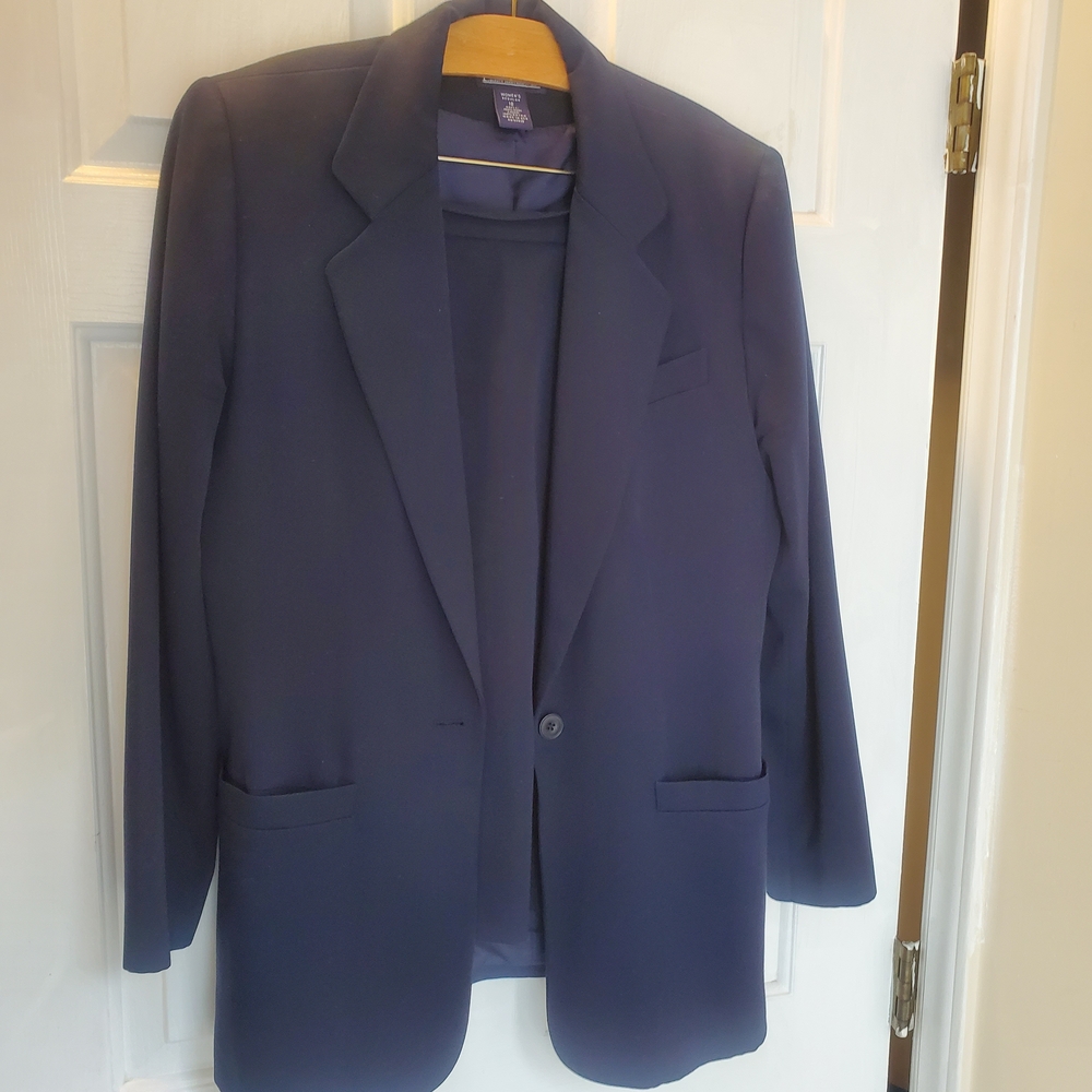 Lands' End Women's Classic Wool Suit, Womens 10
